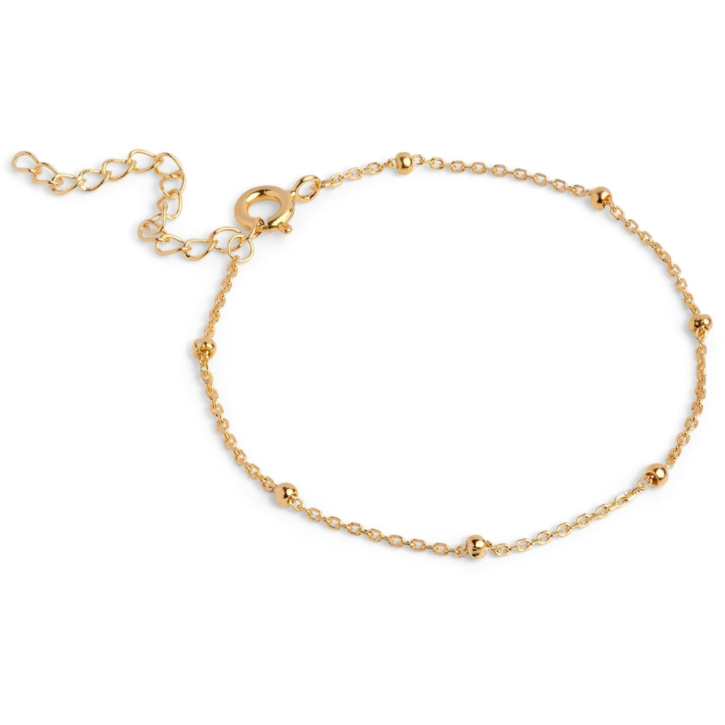 Enamel Beaded Chain Armbånd Forgyldt