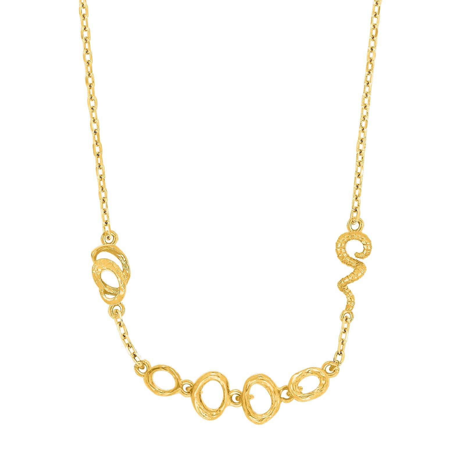 Forgyldt halskæde GEM52