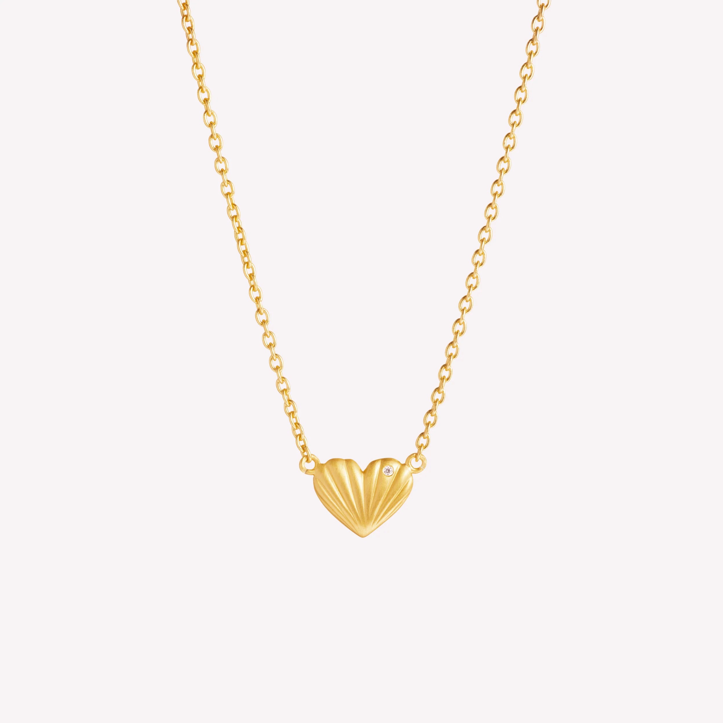 Just Love hjerte halskæde