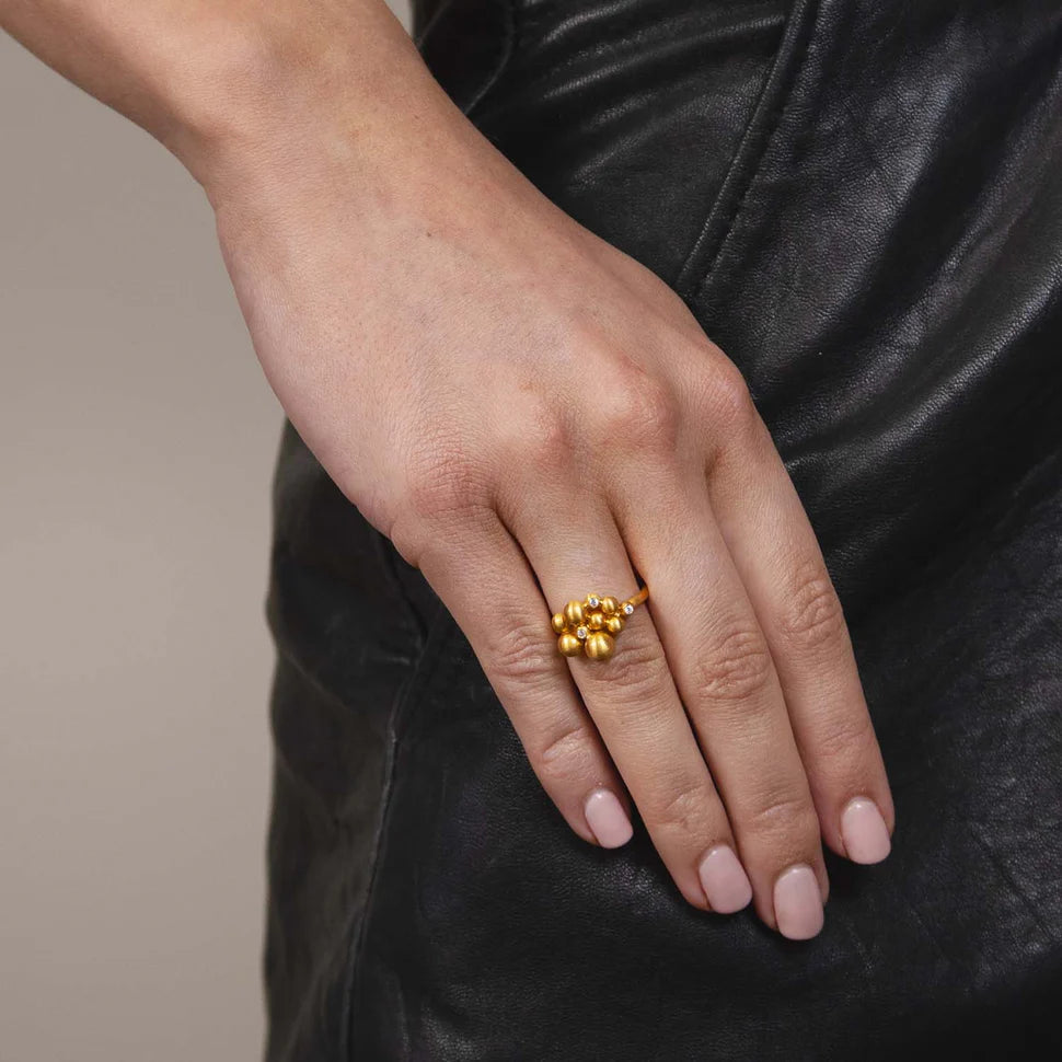 Pebbles Forgyldt Ring