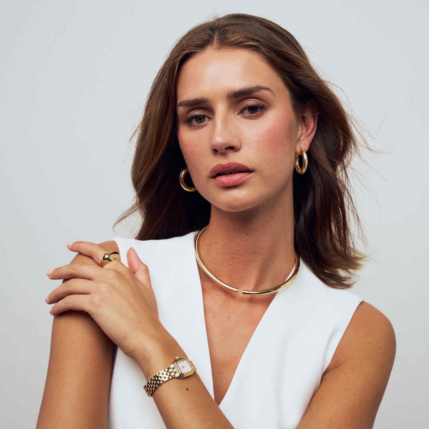 Øreringe Palermo Medio Forgyldt