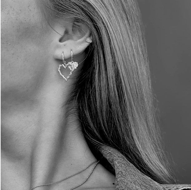 Care Øreringe Sølv