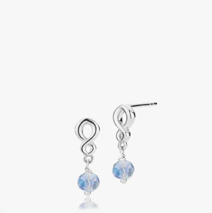 Majesty Sølv Øreringe med Krystal