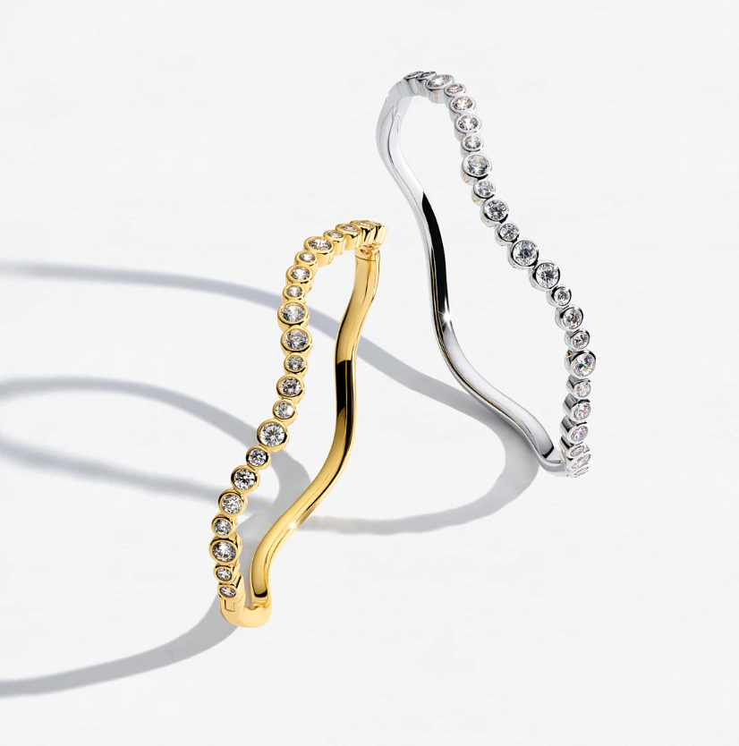 Bangle Sardinien Wave Sølv