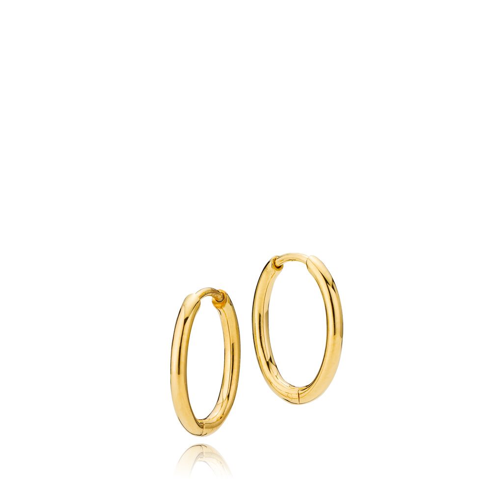 Amalie Øreringe Forgyldt