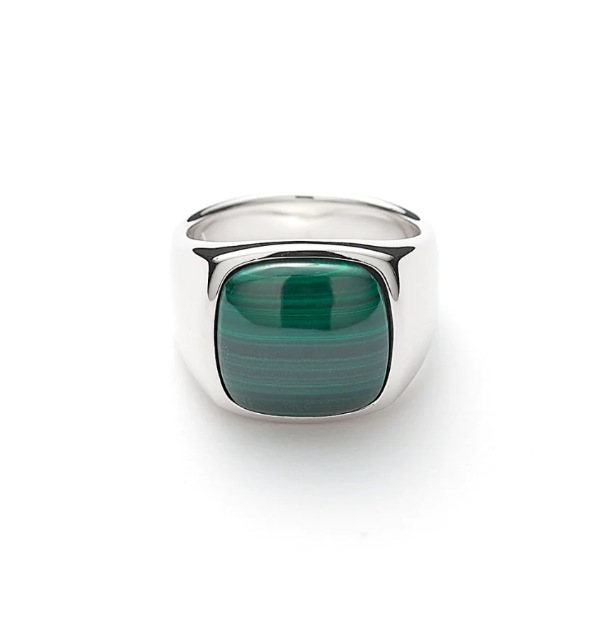 Hope Signet Ring Malachite