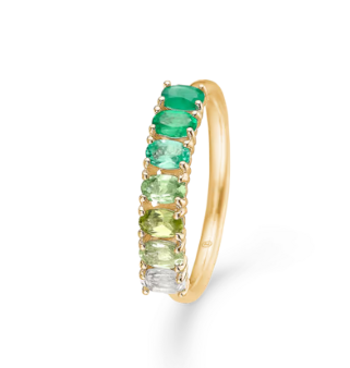 POETRY EMERALD ring