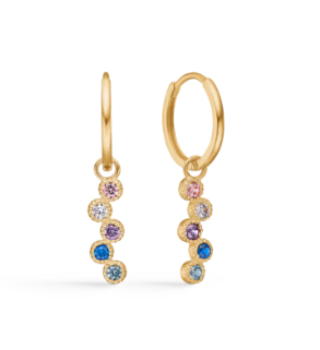 DIDO COLOUR øreringe i 8 kt. guld