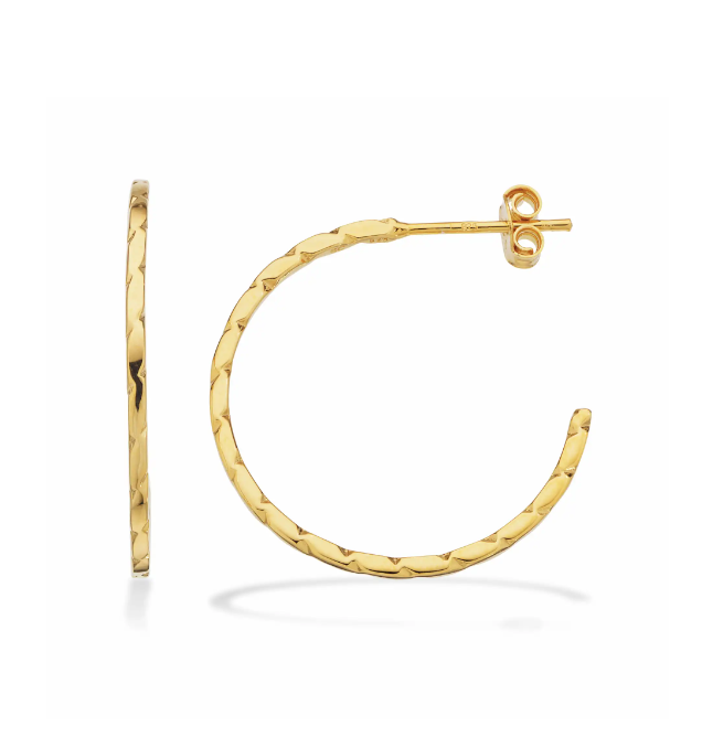 Halvcreoler, forgyldt