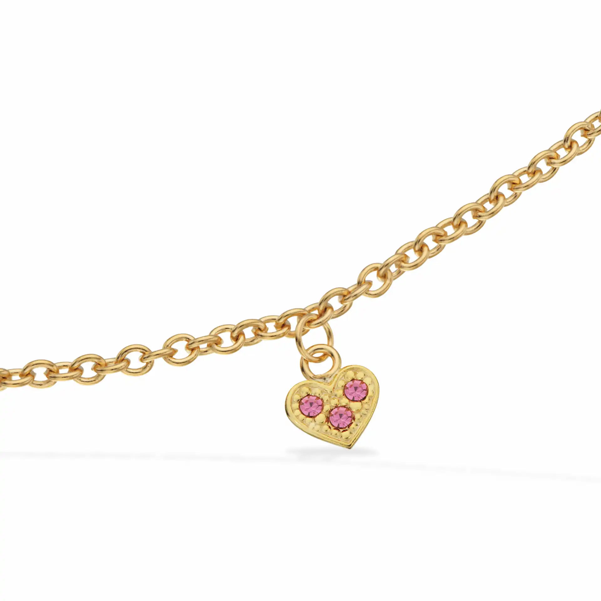 Børne armbånd i forgyldt