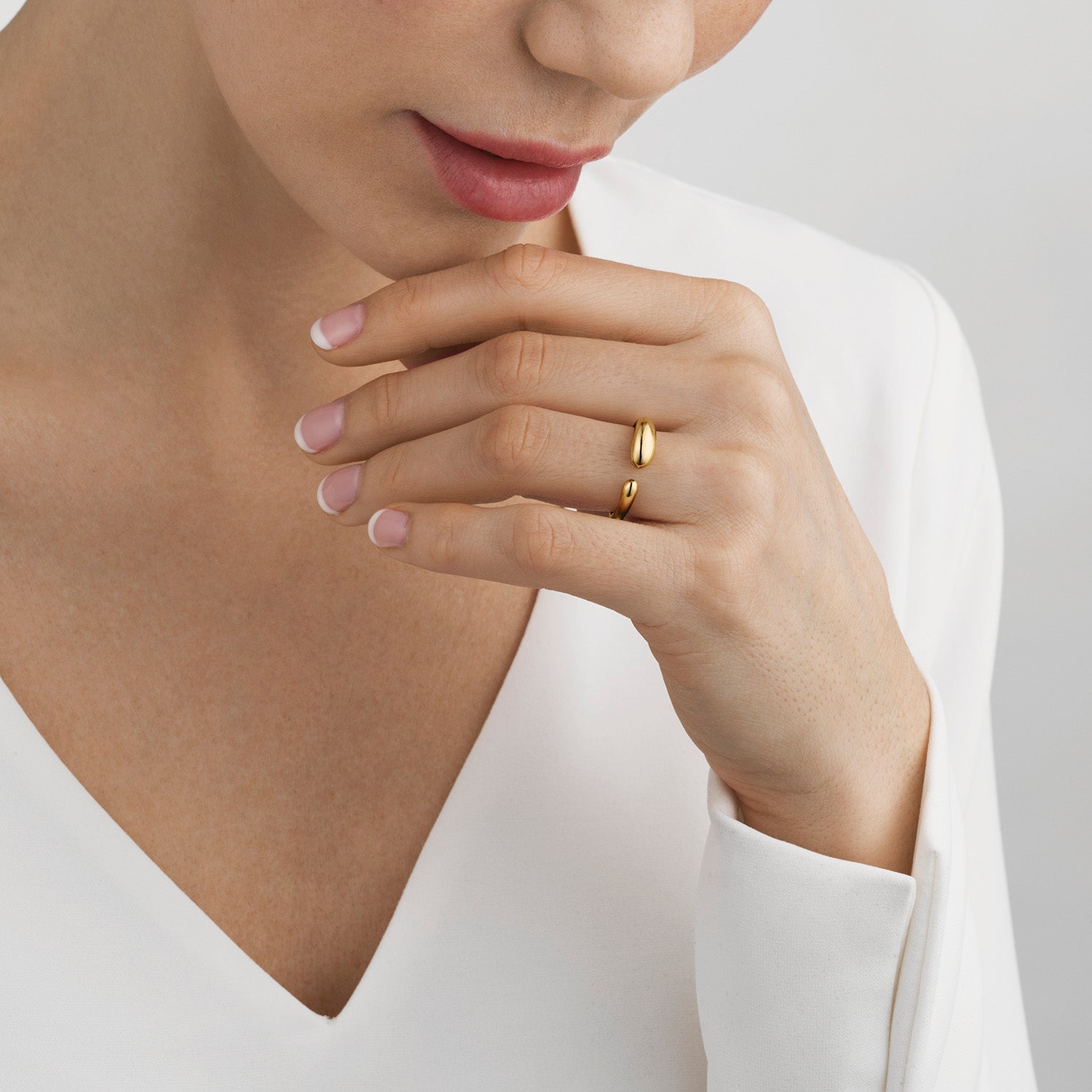 Mercy ring - Mini, 18 kt. - Sct. Mathias Ure & Guld