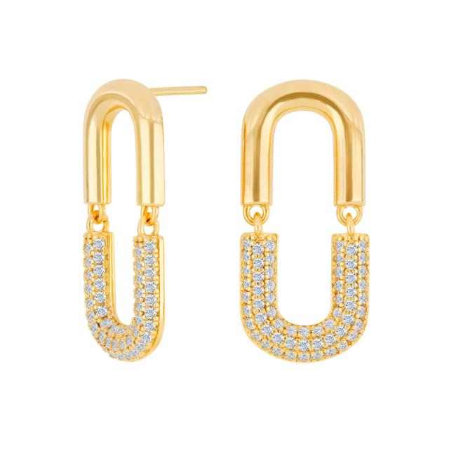 Forgyldt sølv ørehængere KORANOR