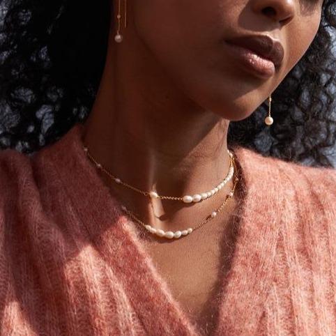 Aura halskæde, forgyldt - Sct. Mathias Ure & Guld