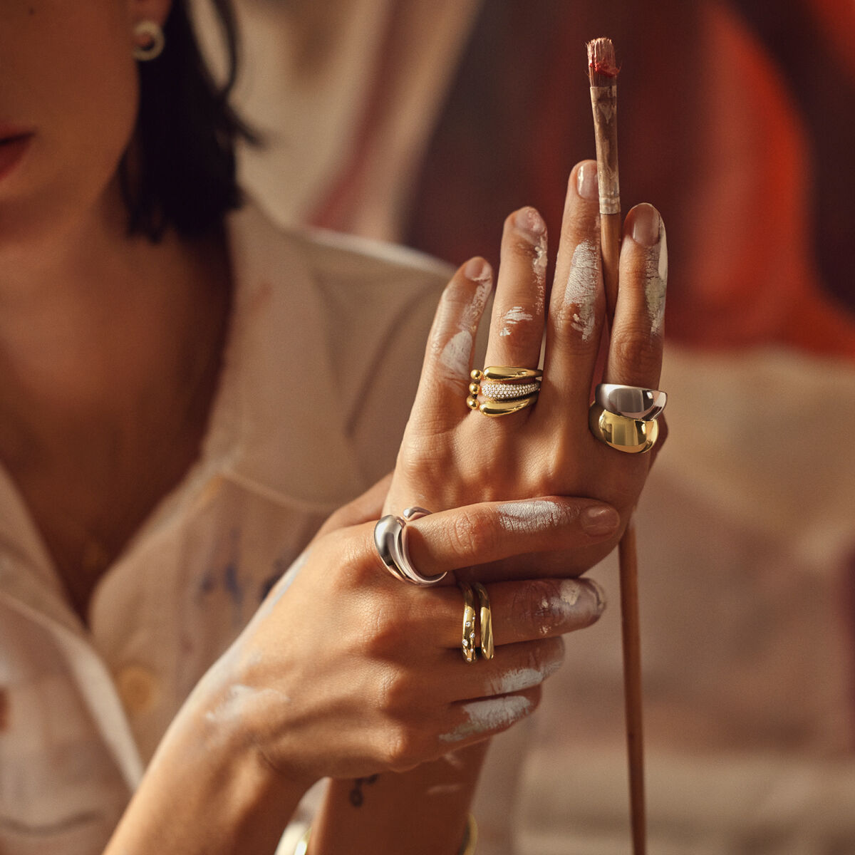 Mercy ring - Mini, 18 kt. - Sct. Mathias Ure & Guld