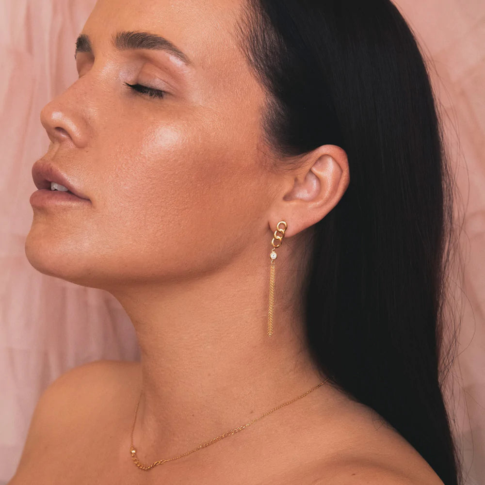 Sofie Schwartz - Lang Ørering Forgyldt