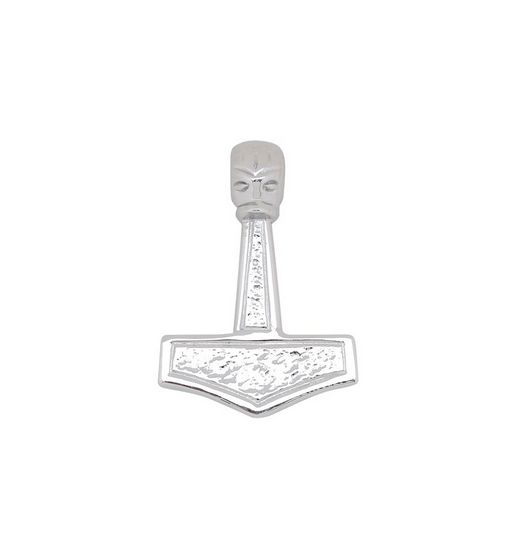 Thorshammer vedhæng, rhodineret sølv - Sct. Mathias Ure & Guld